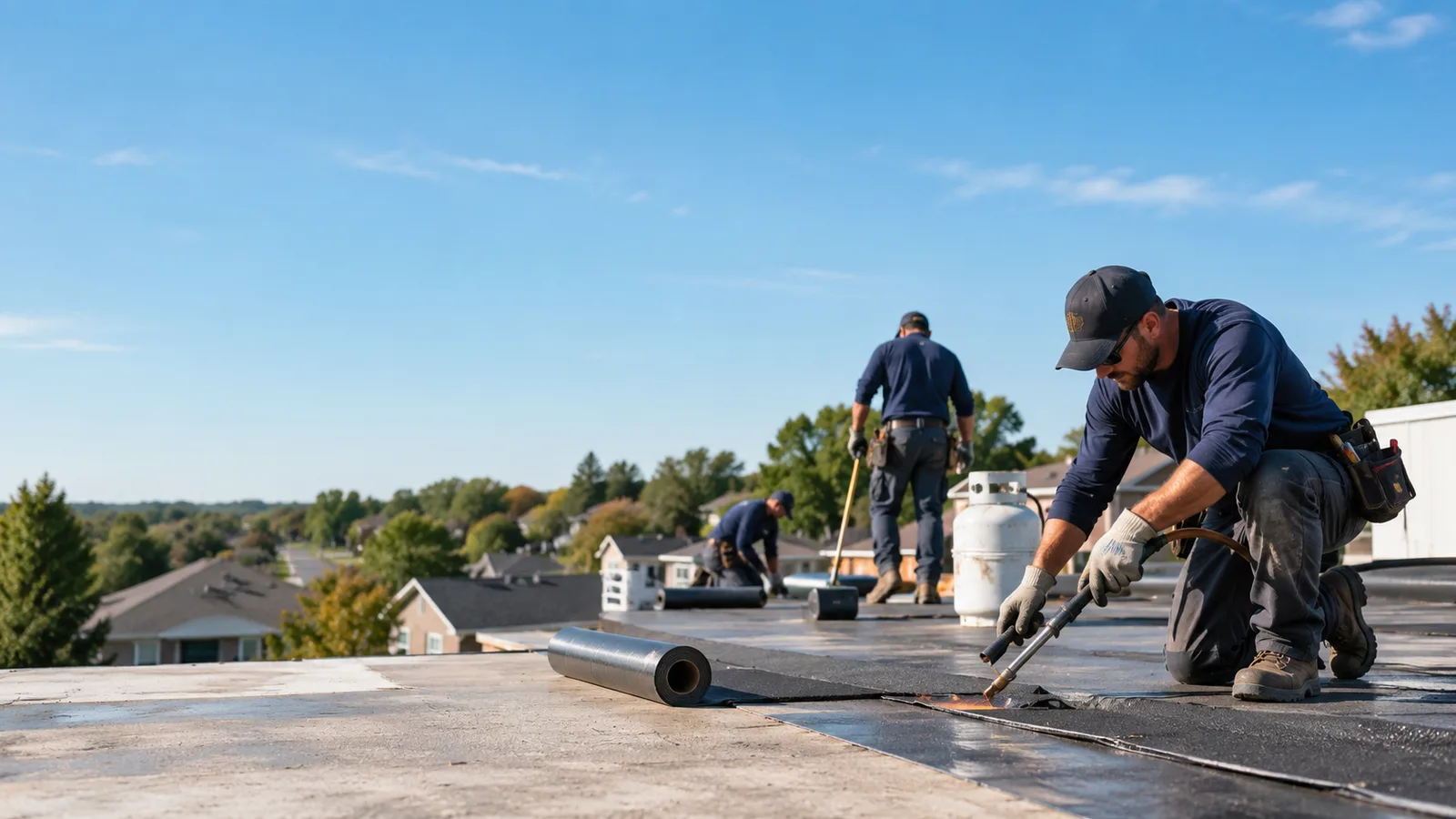 Flat Roof Leak Repair providers in Bunch, OK
